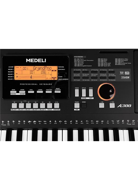 TECLADO MEDELI 61 TECLAS A300