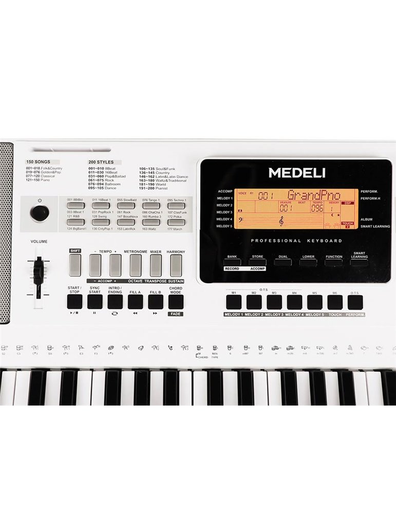 TECLADO MEDELI 61 TECLAS A300W