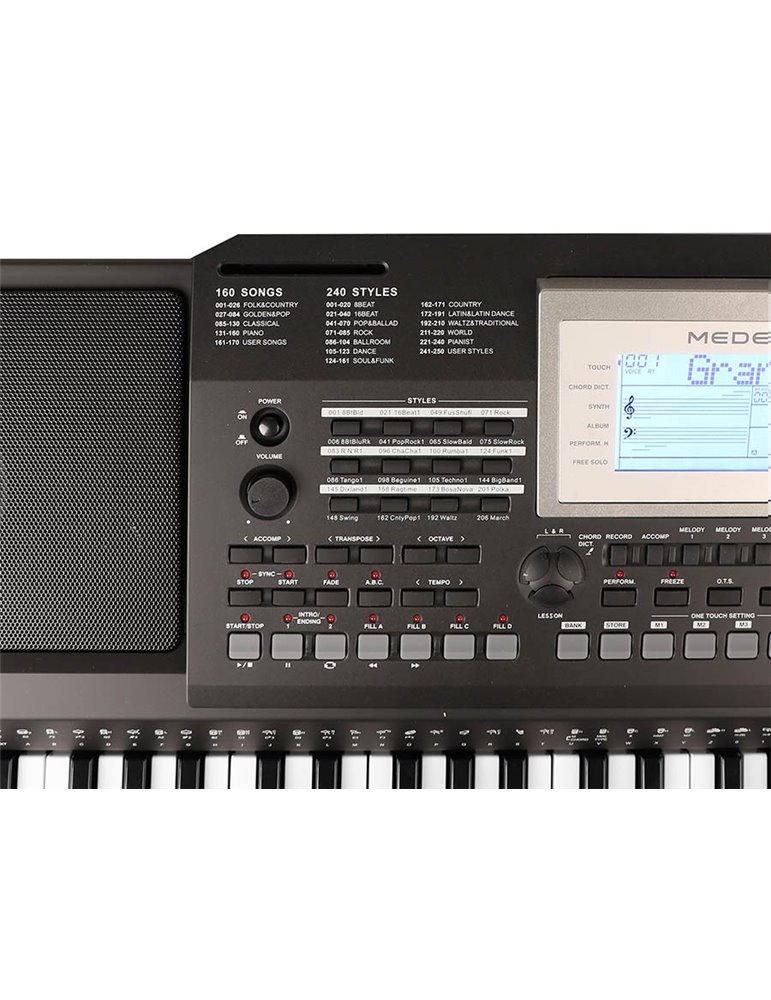 TECLADO MEDELI 61 TECLAS A810