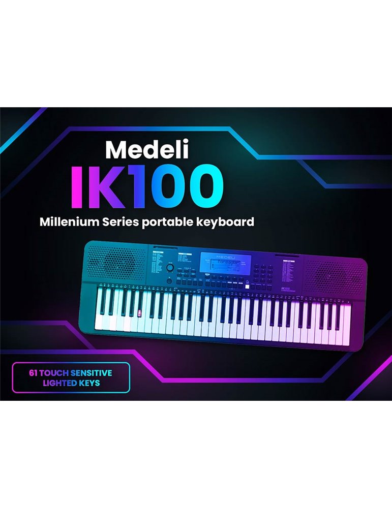 TECLADO MEDELI 61 TECLAS IK100