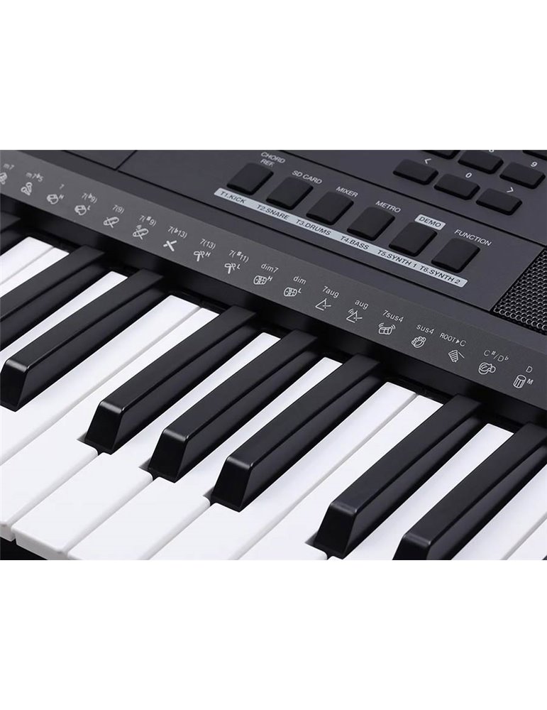 TECLADO MEDELI DE 61 TECLAS NEGRO MK401 (pack de 2)