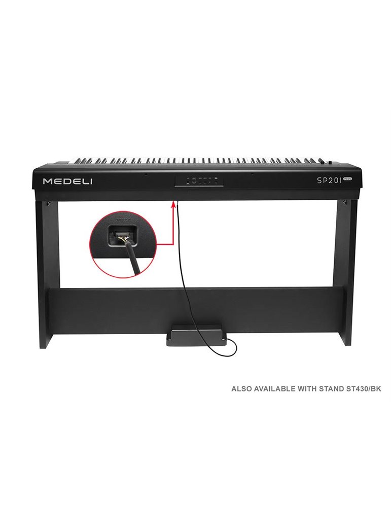 PIANO DE ESCENARIO MEDELI 88 TECLAS SP201+/BK