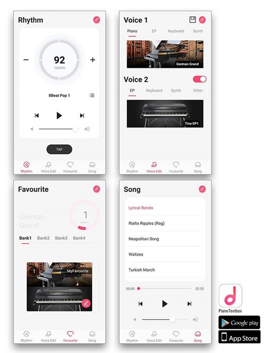 PIANO DE ESCENARIO MEDELI 88 TECLAS SP201+/BK