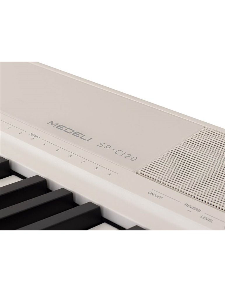 PIANO DE ESCENARIO MEDELI 88 TECLAS HAMMER SP-C120/WH