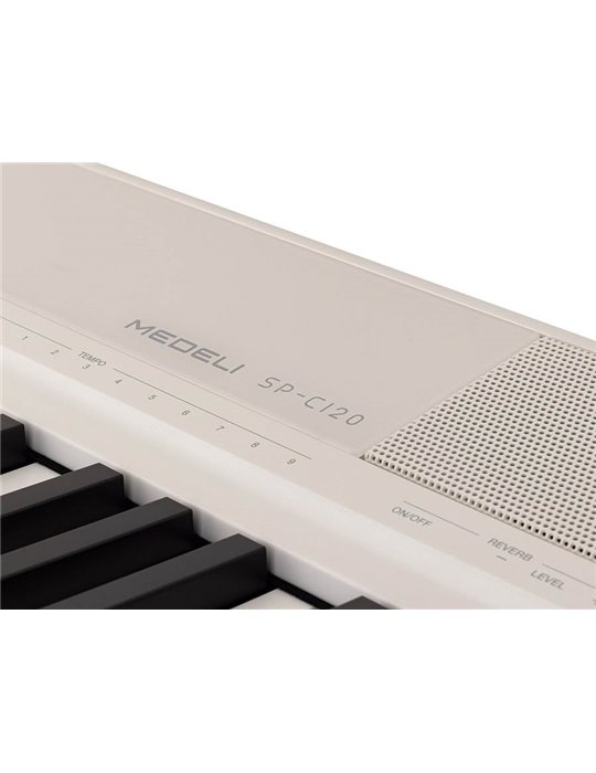PIANO DE ESCENARIO MEDELI 88 TECLAS HAMMER SP-C120/WH