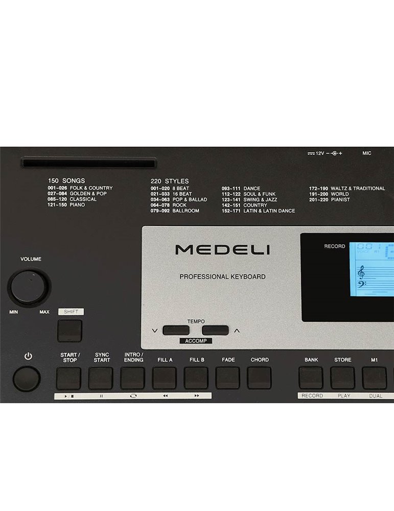 TECLADO MEDELI 61 TECLAS M331