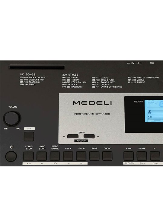 TECLADO MEDELI 61 TECLAS M331