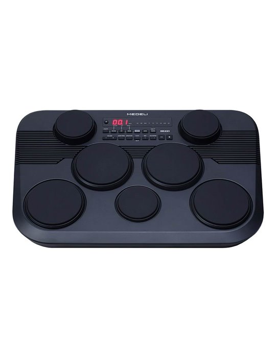 BATERÍA DIGITAL MEDELI DE SOBREMESA 7 PADS CON SENSIBILIDAD