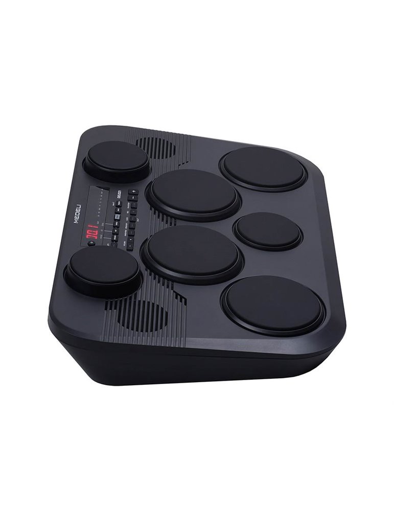 BATERÍA DIGITAL MEDELI DE SOBREMESA 7 PADS CON SENSIBILIDAD