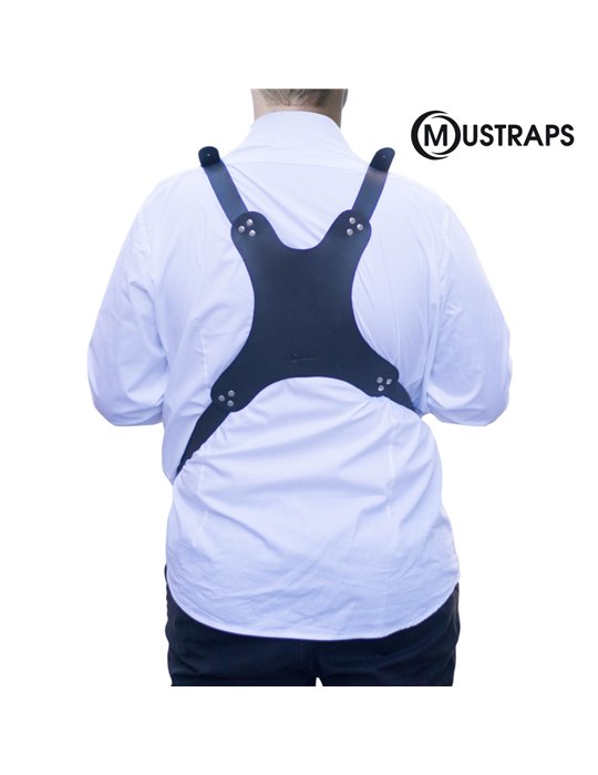 CORREA MUSTRAPS PARA BOMBO CRUZADA ESPALDA