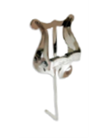 ATRIL OBRAC PARA TROMPETA CURVO CORTO NIQUELADO