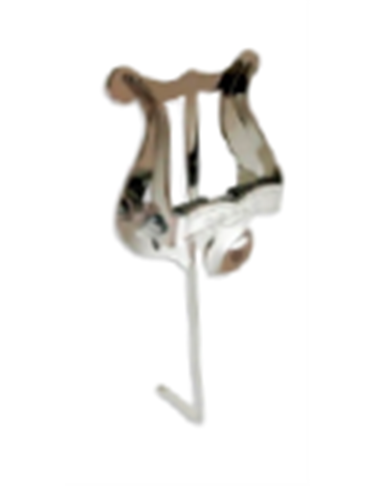 ATRIL OBRAC PARA TROMPETA CURVO CORTO NIQUELADO