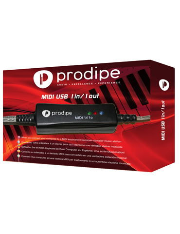 ADAPTADOR PRODIPE MIDI-USB PROMIDI 2