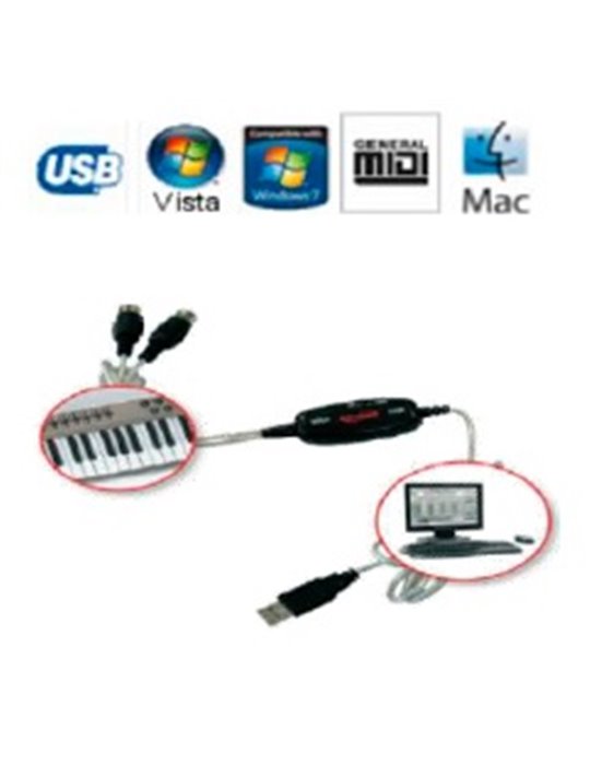 ADAPTADOR PRODIPE MIDI-USB PROMIDI