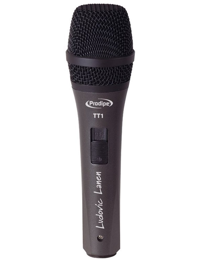 MICRÓFONO DINÁMICO PROFESIONAL PARA VOCALISTAS PRODIPE TT1 CON INTERRUPTOR