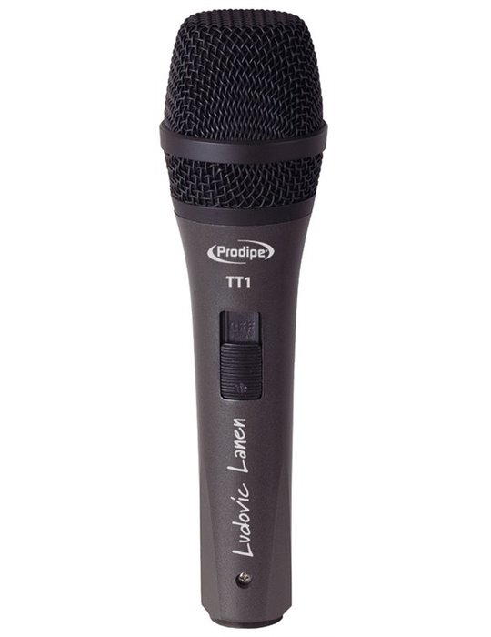 MICRÓFONO DINÁMICO PROFESIONAL PARA VOCALISTAS PRODIPE TT1 CON INTERRUPTOR
