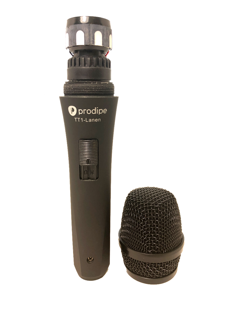 MICRÓFONO DINÁMICO PROFESIONAL PARA VOCALISTAS PRODIPE TT1 CON INTERRUPTOR