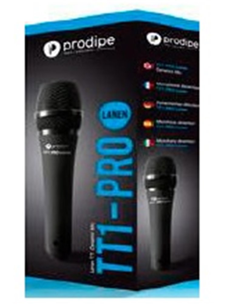 MICRÓFONO DINÁMICO PROFESIONAL PARA VOCALISTAS PRODIPE TT1PRO SIN INTERRUPTOR