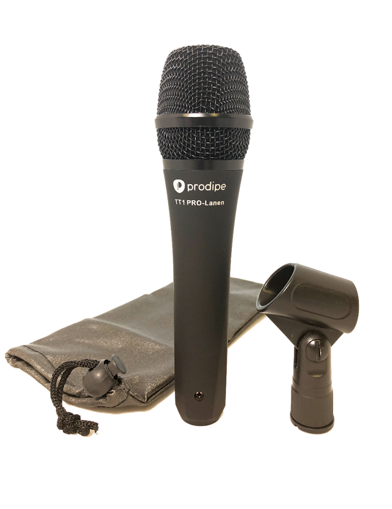 MICRÓFONO DINÁMICO PROFESIONAL PARA VOCALISTAS PRODIPE TT1PRO SIN INTERRUPTOR
