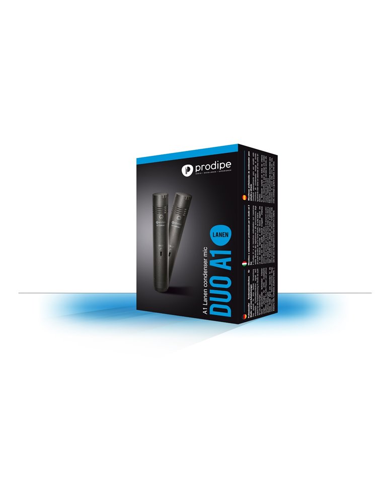MICRÓFONOS PRODIPE DUO-A1 (par) CONDENSADOR