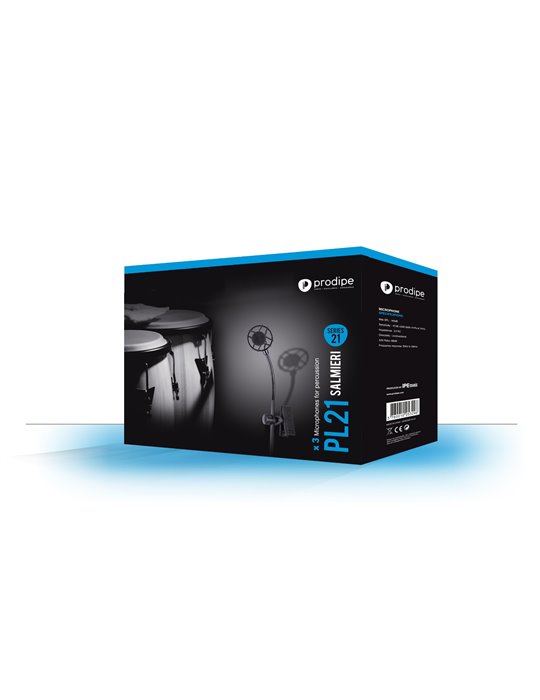 MICRÓFONOS PRODIPE PARA INSTRUMENTOS DE PERCUSIÓN PL21