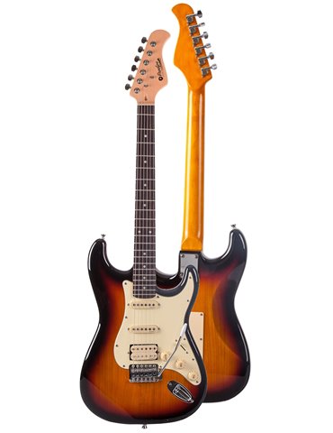 GUITARRA ELÉCTRICA PRODIPE SERIE ST83-RA STRATOCASTER SOMBREADA