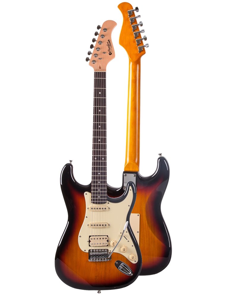 GUITARRA ELÉCTRICA PRODIPE SERIE ST83-RA STRATOCASTER SOMBREADA
