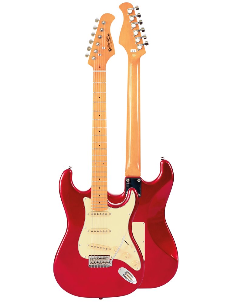 GUITARRA ELÉCTRICA PRODIPE SERIE ST80-MA STRATOCASTER ROJA