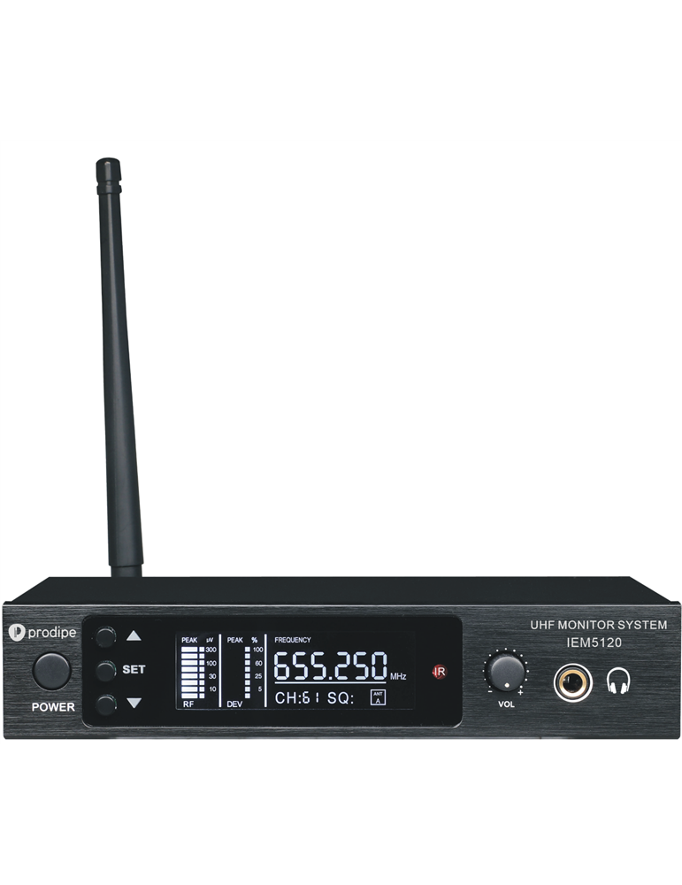 MONITOR PRODIPE INALÁMBRICO MONO IEM5120 UHF