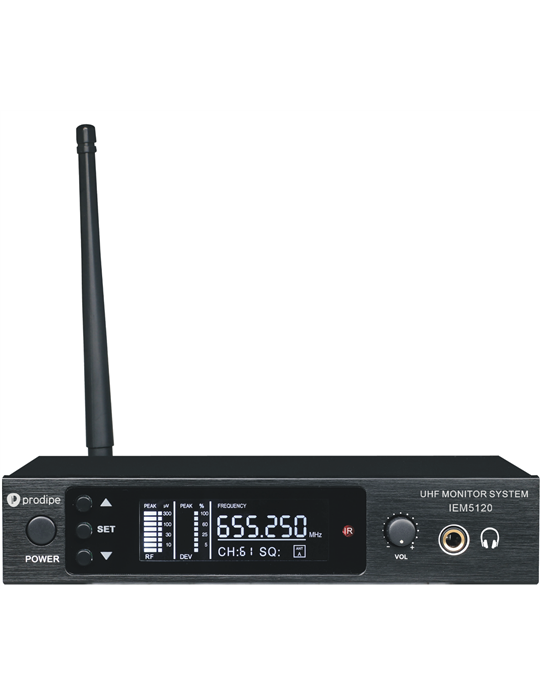 MONITOR PRODIPE INALÁMBRICO MONO IEM5120 UHF