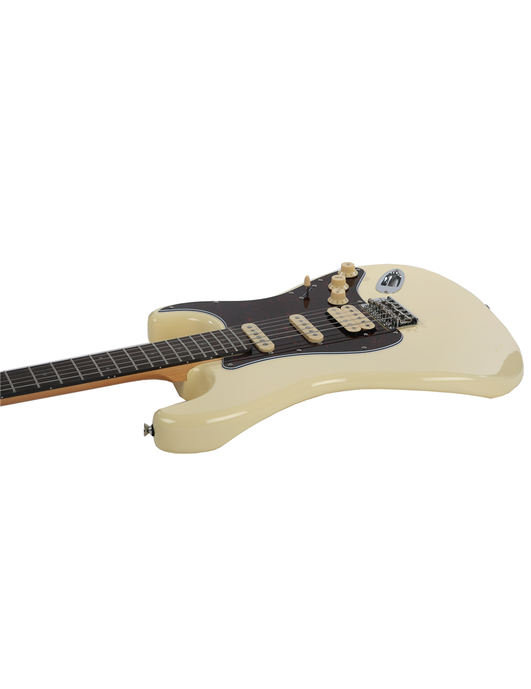 GUITARRA ELÉCTRICA PRODIPE SERIE ST83-RA STRATOCASTER BLANCO VINTAGE