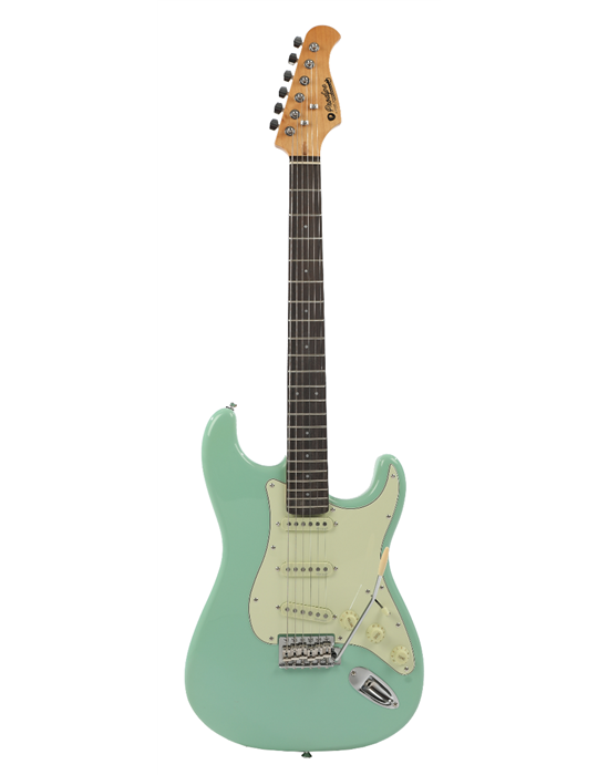 GUITARRA ELÉCTRICA PRODIPE SERIE ST80-MA STRATOCASTER SURF GREEN