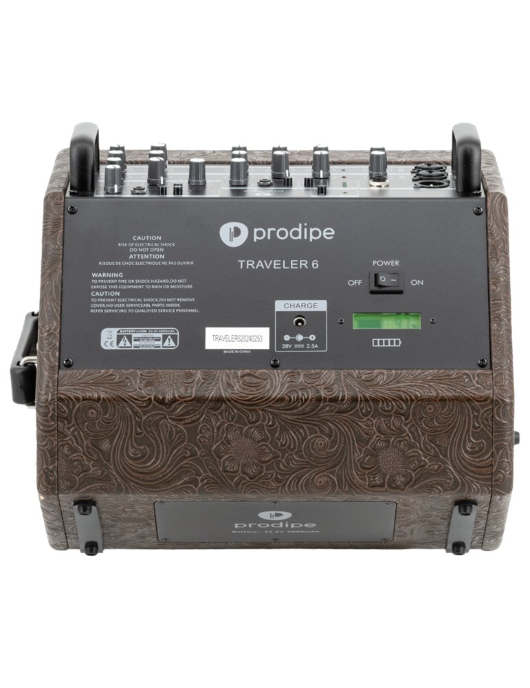AMPLIFICADOR PRODIPE TRAVELER 6 COMBO + FUNDA