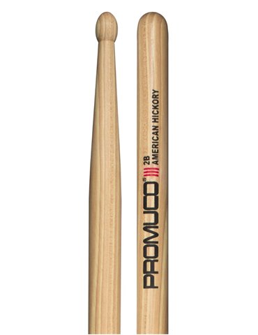 BAQUETAS PROMUCO PREMIUM HICKORY (NOGAL) 2B