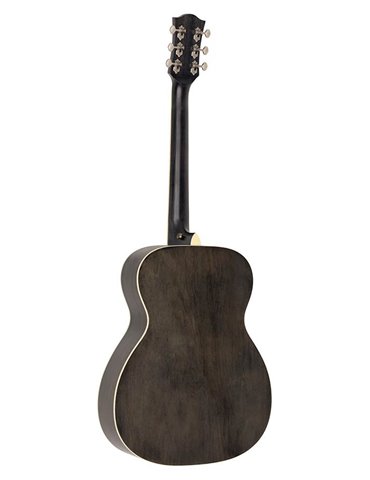 Guit. acú. Auditorium Richwood cedro macizo negro 2