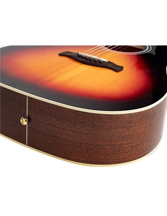 Guit. acú. Dread. Richwood tapa abeto macizo sunb