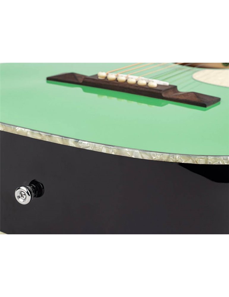 Guit. Parlor Richwood cedro macizo verde