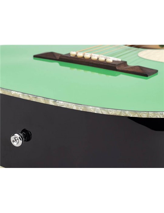 Guit. Parlor Richwood cedro macizo verde