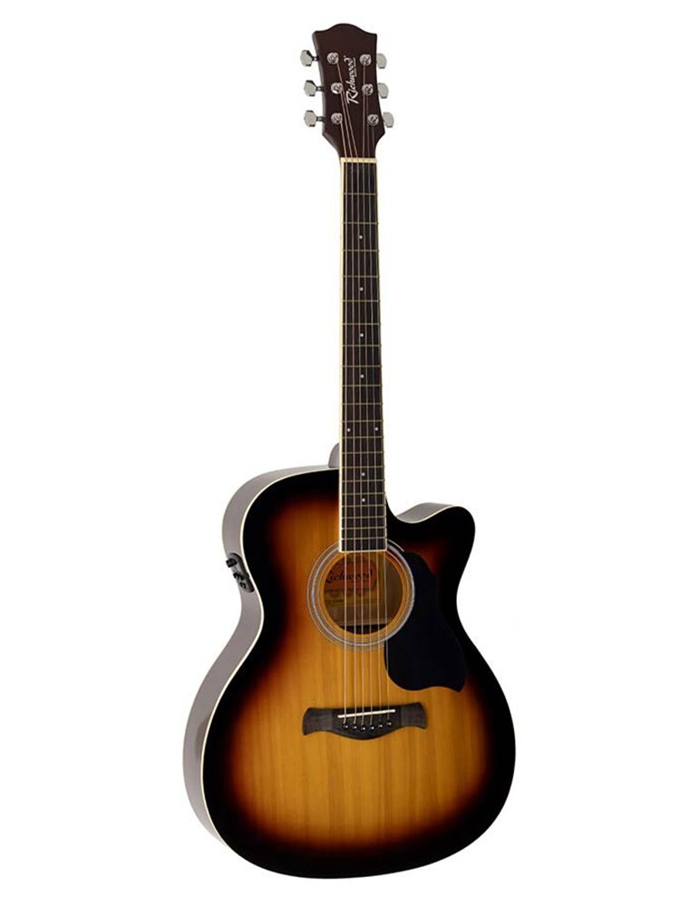 Guit. acú. E Auditorium Richwood Sunburst