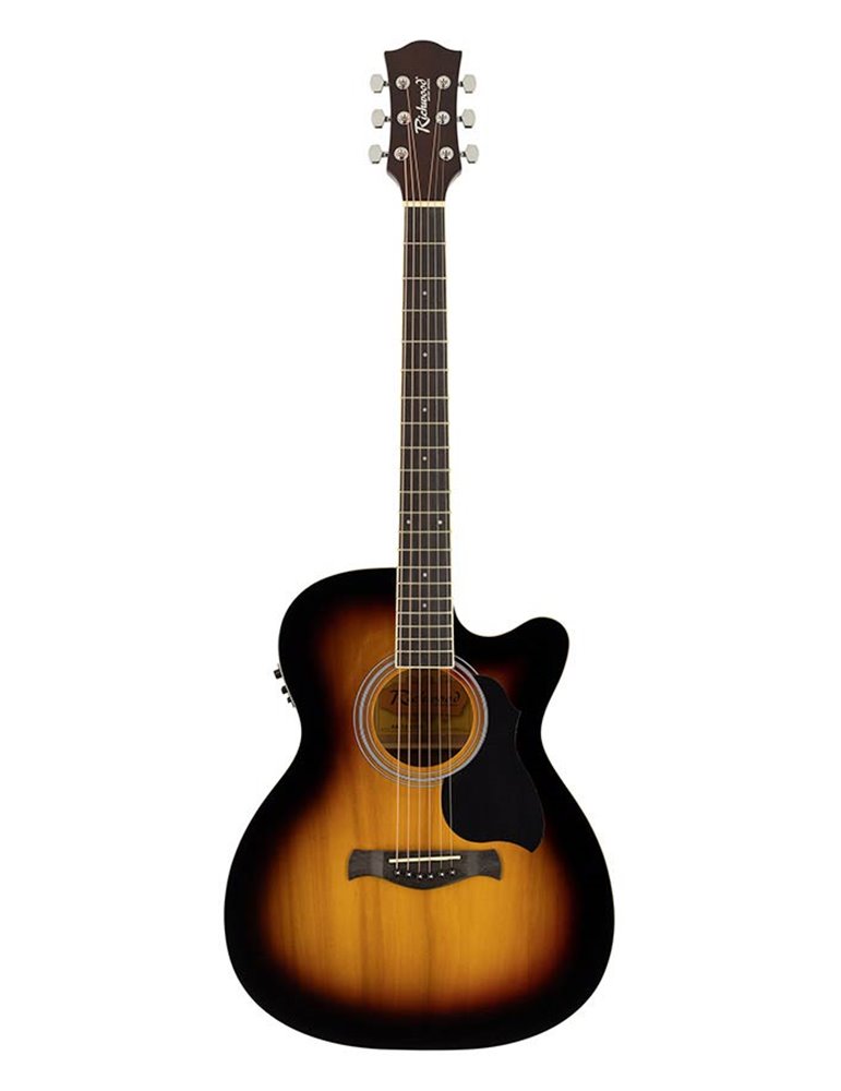 Guit. acú. E Auditorium Richwood Sunburst