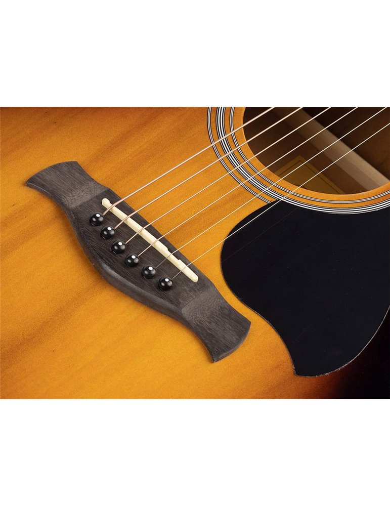 Guit. acú. E Auditorium Richwood Sunburst