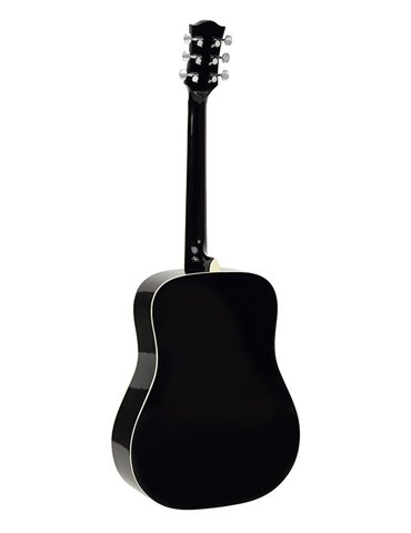 GUITARRA ACÚSTICA RICHWOOD DREADNOUGHT NEGRA 2