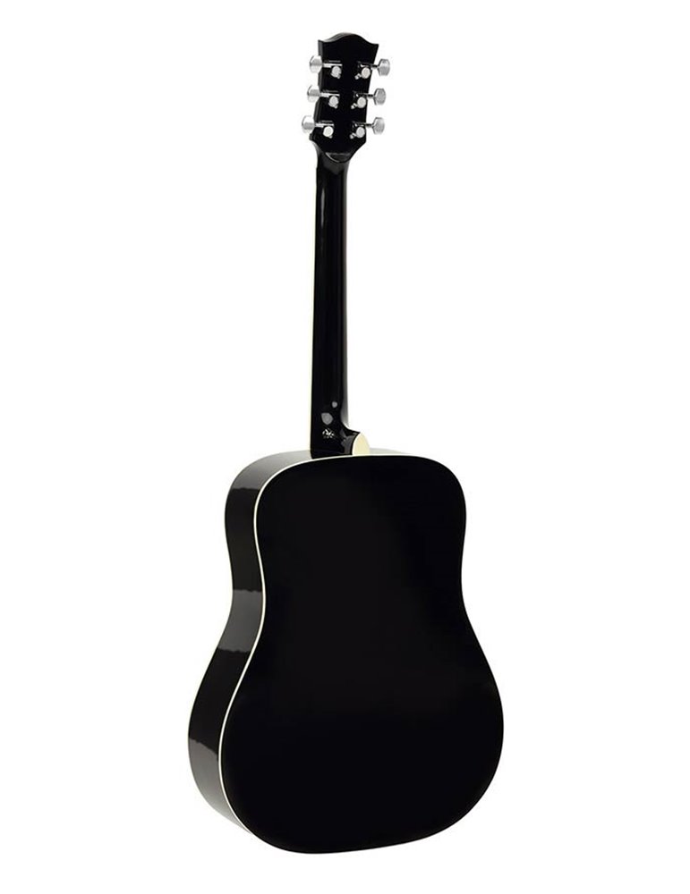 GUITARRA ACÚSTICA RICHWOOD DREADNOUGHT NEGRA