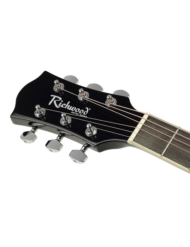 Gui. acú. E Dreadnought Richwood zurda negra