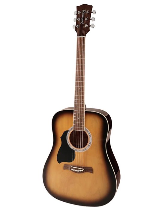 Gui. acú. Dreadnought Richwood zurda sunburst