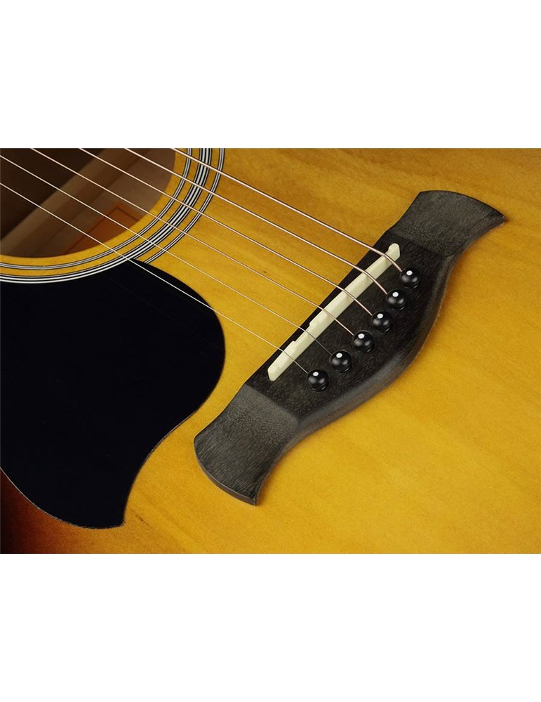 Gui. acú. Dreadnought Richwood zurda sunburst