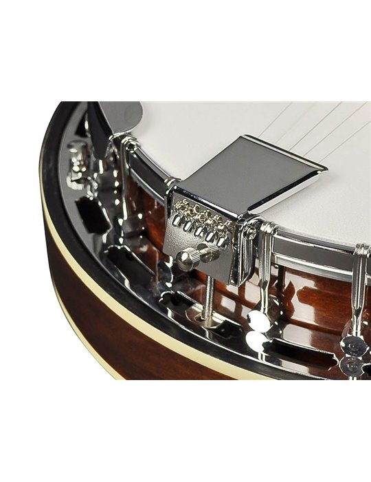 Banjo folk Richwood 5 cuerdas caoba 24 tensores