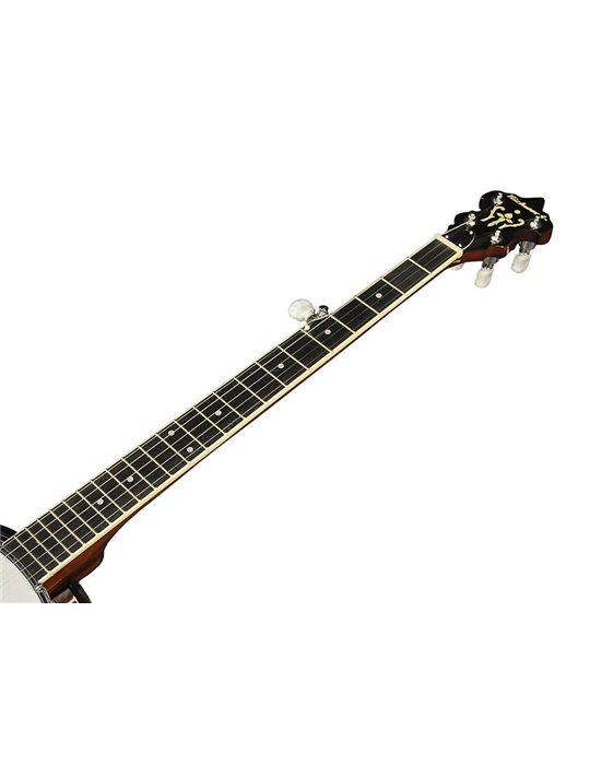 Banjo folk Richwood 5 cuerdas caoba 24 tensores