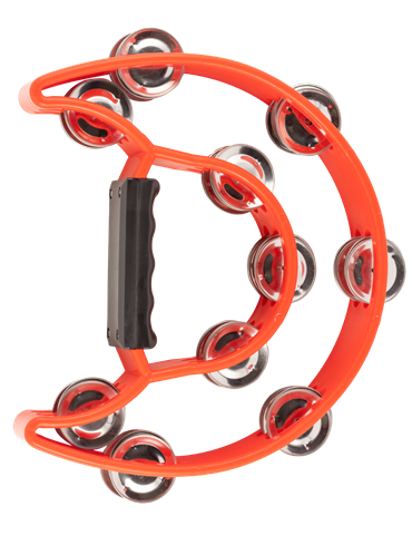 PANDERETA RITMO MEDIA LUNA ROJA 2