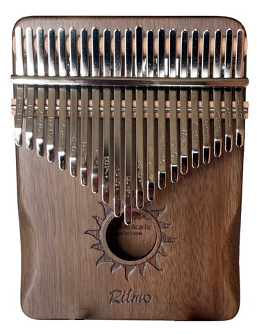 KALIMBA DE ACACIA DE 21 NOTAS NATURAL SATINADO
